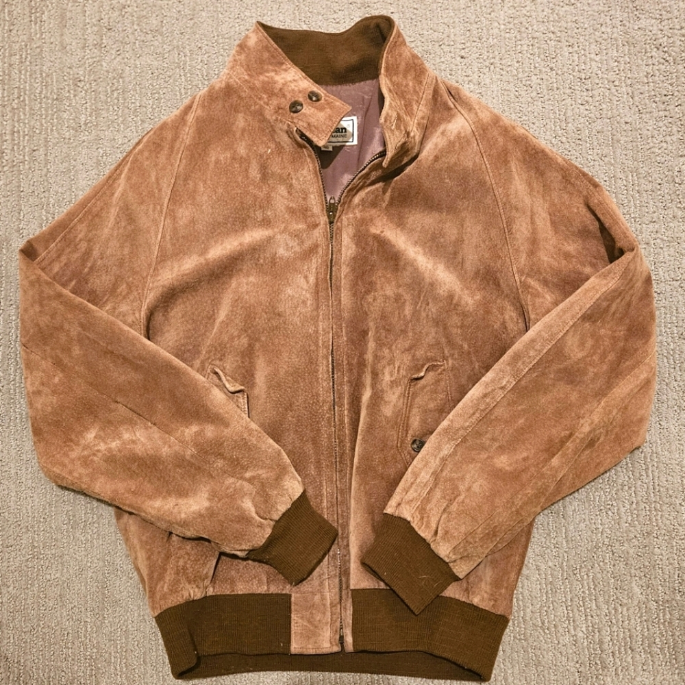 LL BEAN SUEDE JACKET